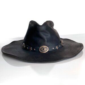 Stetson Rodeo Dr. Collection 100% Genuine Leather Western Hat Men's Size M